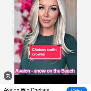 Avalon- Snow on the Beach Chelsey Smith Crowns T Part Blonde wig